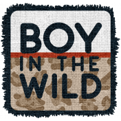 wild child word art tag: boy