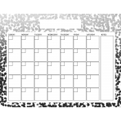 The Good Life: January Calendars- Calendar C 8.5x11