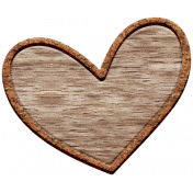 The Good Life: February Elements- Wooden Heart 2