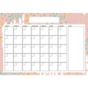 The Good Life: March Calendars- Calendar 2 A4