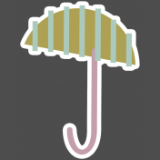 Umbrella Weather- Elements- Sticker Umbrella 01