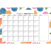 The Good Life: April Calendars- Calendar 1 A4