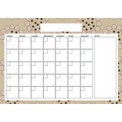 Spring Cleaning Calendars- Calendar 1 A4