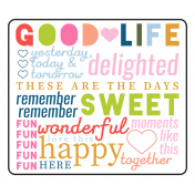 The Good Life: April 2019 Words & Tags Kit- good life words tag