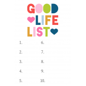The Good Life: April 2019 Journal Me Kit- List 4x6