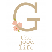 The Good Life: May 2019 Pocket Cards Kit- Journal Card 06 3x4