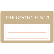 The Good Life: May 2019 Words & Tags Kit- the good things