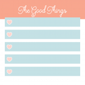 The Good Life- July 2019 Journal Cards- Card 13 4x4