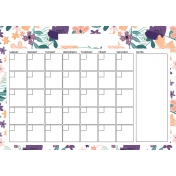 The Good Life: July 2019 Calendars- Calendar 1 A4