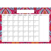 The Good Life- August 2019 Calendars- Calendar 1 A4 Blank