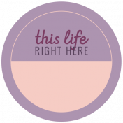 The Good Life: September 2019 Words & Labels Kit- label this life right here