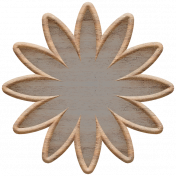 Templates Grab Bag Kit #23: wood flower template