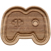 The Good Life- October 2019 Elements- Wood Game Controller