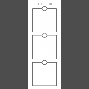 Journal Templates Kit #1: Journal Template 4- 3x8