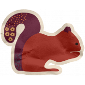 The Good Life- November 2019 Elements- Sticker Squirrel 