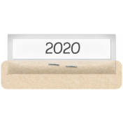 Clear Calendar Tabs Kit- clear tab 2020