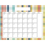 The Good Life- February 2020 Calendars- Calendar 8.5x11 Blank 3