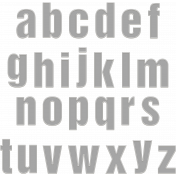 Alpha Template Kit #56- Lowercase