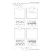 Travelers Notebook Layout Templates Kit #6- Sketch 6d