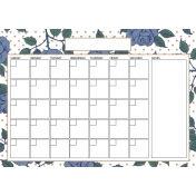 The Good Life: May 2020 Calendars Kit- Calendar A4 blank