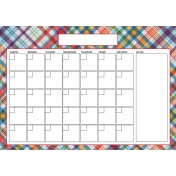 The Good Life: June 2020 Calendars Kit- 2 calendar A4 blank