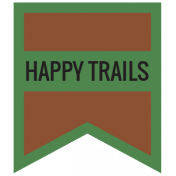 The Good Life- June 2020 Labels & Words- Label Happy Trails