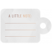 The Good Life: August 2020 Elements Kit- A little Note