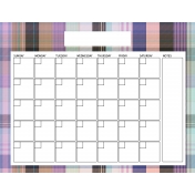 The Good Life: August 2020 Calendars Kit calendar 85x11 blank