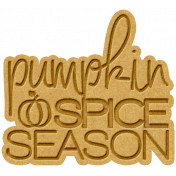 The Good Life- October 2020 Mini Kit- letterpress pumpkin spice