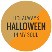 The Good Life- October 2020 Samhain Mini Kit- label halloween in my soul