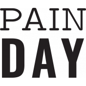 Chronic Illness Stamps Kit- Word Art Pain Day