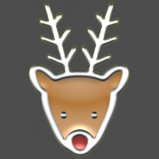 The Good Life: December 2020 Christmas Elements- Enamel Reindeer