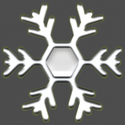 The Good Life: December 2020 Christmas Elements- Enamel Snowflake