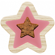 The Good Life: December 2020 Pink Christmas Elements Kit- Star 03