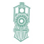 World Traveler #2 Tags & Stickers Kit- Vintage Train