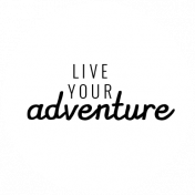 World Traveler Bundle #2- Black And White Labels- Label Live Your Adventure