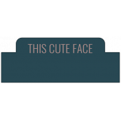 The Good Life: February 2021 Labels Kit- label this cute face