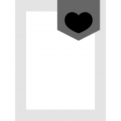 Pocket Cards Template #7_Heart-3x4