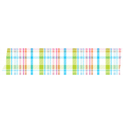 Summer Lovin_Washi tape-plaid white green pink