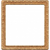 Good Life July 21_Frame 4x4-Brown Gold-Scalloped