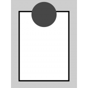 Pocket Card Template Kit #9_Pocket Card-Border With Circle 3x4