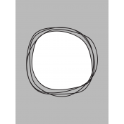 Pocket Card Template Kit #9_Pocket Card-Doodle Circle 3x4