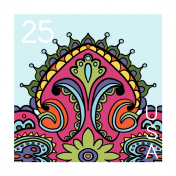 Good Life Aug 21 Collage_Postage Stamp-Flower Design