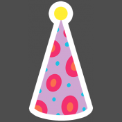 Make A Wish Elements Kit- print sticker birthday hat