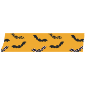 Good Life Oct 21_Washi Tape-Bats-Orange