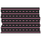 Good Life Oct 21_Washi Tape-Lines & Dashes-Black Pink
