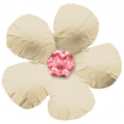 Thanksgiving Elements #2: Flower- Cream