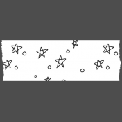 Good Life: January 2022- Washi Tape White Stars