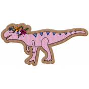 The Good Life: January 2022 cardboard sticker dino 4