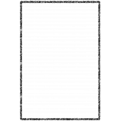 The Good Life: January 2022 Elements- glitter frame 01 black